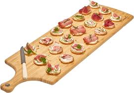 Planche Apero en Bois d'Olivier Naturel - Idéal pour vos Moments de Détente