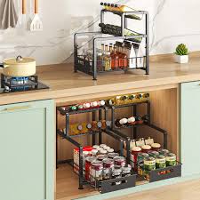 YunNasi Rangement Cuisine Organisateur Coulissant - Optimisez votre espace de cuisine