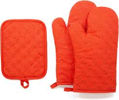 Gants de Cuisine Antidérapants Chef Pomodoro - Résistants à la Chaleur