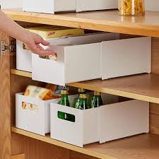 Rangement Coulissant Extensible Multifonction pour Placard de Cuisine