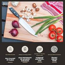 Planche à découper XXL John Boos 213 SG - L'outil incontournable pour vos apéros