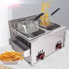 Friteuse Professionnelle Inoxydable pour Restaurant Commercial
