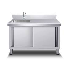 Meuble Évier Cuisine Professionnel Extérieur - Idéal pour la Restauration