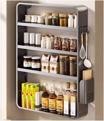 Rangement Suspendu Aluminium pour Épices - Organisateur Pratique