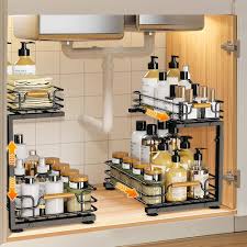 Organisateur Coulissant JYPS : Rangement Idéal pour Votre Cuisine