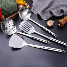 Ensemble Ustensiles Cuisine Acier Inoxydable - Précision et Élégance