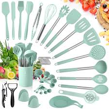 YUTUY Ustensiles Inoxydable Supérieure Antiadhésives - Lot Ustensile Cuisine