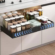 Tiroir Coulissant Cuisine Adhesif Extensible - Organisation Pratique