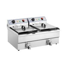 Friteuse double bac électrique professionnelle Royal Catering RCSF 16DTH