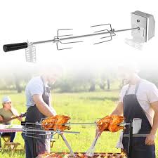 Brochettes Inoxydable Électrique HENGMEI - La Révolution du Tournebroche Barbecue