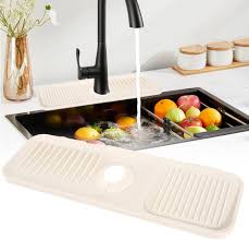 Attrape Éclaboussures en Silicone - Protection Efficace pour Votre Évier de Cuisine