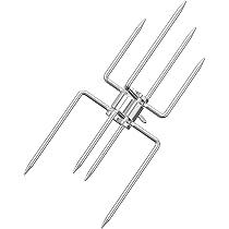 Fourchette Rotissoire Tournebroche Hexagonales Onlyfire - Une expérience de cuisson parfaite
