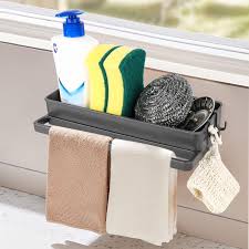 Organisateur Auto Adhésif pour Éponge de Cuisine - Rangement Pratique