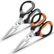 Ciseaux Cuisine Professionnel Multiusage Antidérapante - Précision et Confort