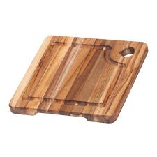 Petite Planche à Découper Carrée Rigole - Pratique et Élégante