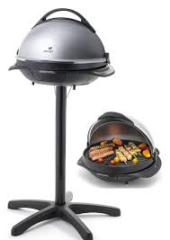 Barbecue Électrique Sur Pied SYCK G043 avec Couvercle Détachable en Aluminium