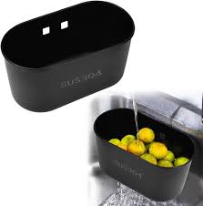 Porte Éponge Inoxydable Auto Adhésif - Organisateur Pratique pour votre Évier